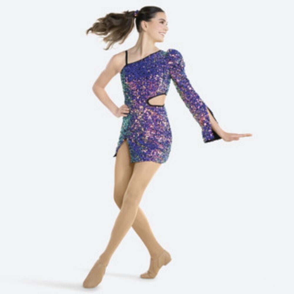Sequin mesh dress/costume/jazz